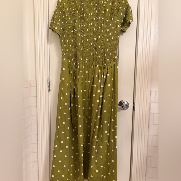 NWT Damson Madder x Anthropologie Raphaela Shirred Maxi Dress - Picture 5 of 5